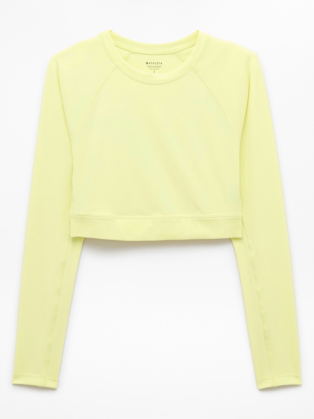 Athleta Crop Rashguard in Spark Size S - Picture 1 of 7